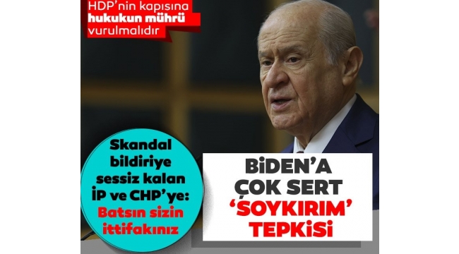 Bahçeli: Bu ahmağın açıklaması, EOKA'cı bir ağızın hezeyanıdır
