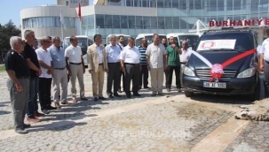 YARDIMSEVER İŞ İNSANI DOĞAN ÇELİK BELEDİYEYE CENAZE ARABASI BAĞIŞLADI !