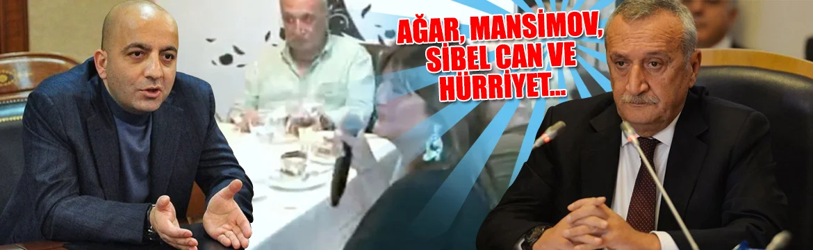 Mehmet Ağarın Mübariz Mansimovla görüntüleri ortaya çıktı!
