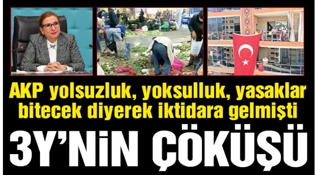 Yoksulluk, yasak ve yolsuzluk bitmedi kurumsallaştı