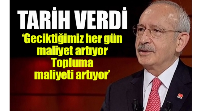 Kemal Kılıçdaroğlundan erken seçim çağrısı...