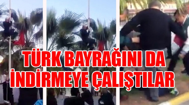 Antalyada göndere Afganistan bayrağı çekildi