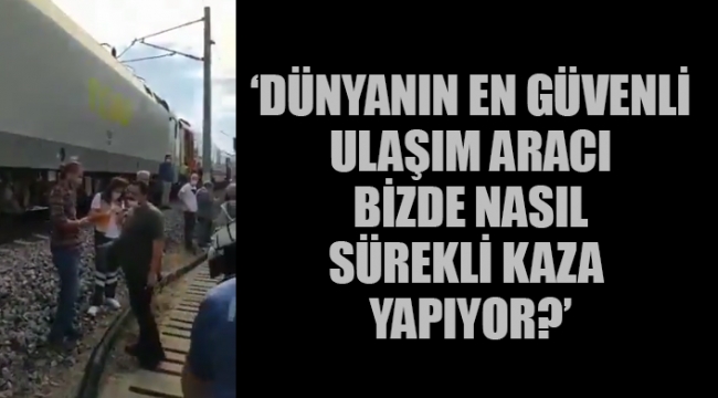 İstanbulda hızlı tren kaza yaptı!