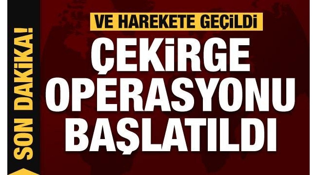 Bakanlıktan son dakika: Çekirge operasyonu başlatıldı