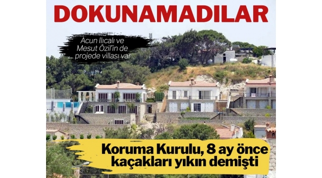 ÇEŞME BELEDİYESİ KAÇAKLARI NEDEN YIKMIYOR ?