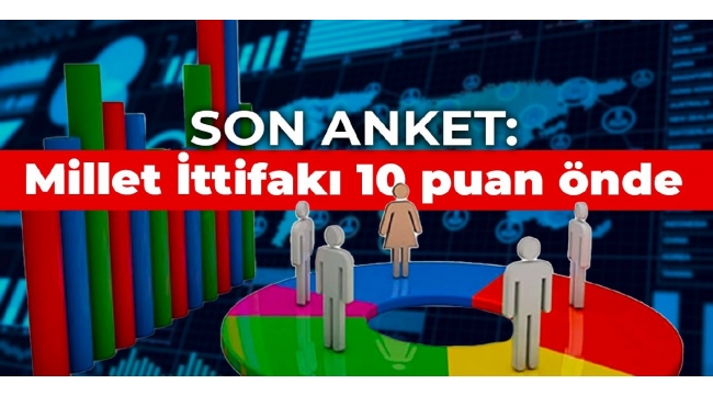 Son anket: Millet İttifakı 10 puan önde