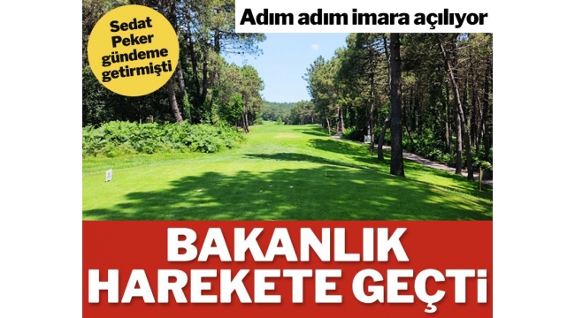 Kemer Country'nin golf sahaları adım adım imara açılıyor