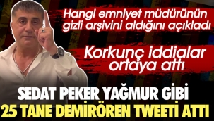 Sedat Pekerden yağmur gibi Demirören tweetleri. Hangi emniyet müdürünün gizli arşivini aldığını açıkladı. Korkunç iddialar ortaya attı