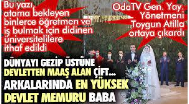 Bu yazıyı atama için bekleyen öğretmenlere, iş bulmak için didinen üniversitelilere, evlatlarının geleceği için çabalayan emekçi babalara ithaf ediyoruz.