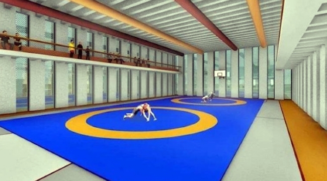 AKPli belediyeden 51 milyon TLlik güreş merkezi
