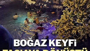 Beşiktaş Bebek'te Danış restoranın bulunduğu iskele çöktü