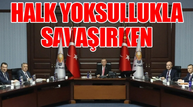 AKP'nin MYK toplantısında 17 çeşit yemek ikram edildi