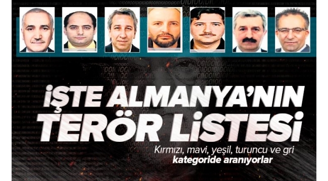 Almanya'nın teröre verdiği desteğin açık kanıtı! Liste dolup taştı.