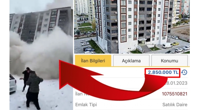 Depremde yıkılan sitenin satılık ilanı ortaya çıktı: Son yönetmeliğe uygun...