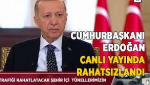 Cumhurbaşkanı Erdoğan canlı yayında rahatsızlandı