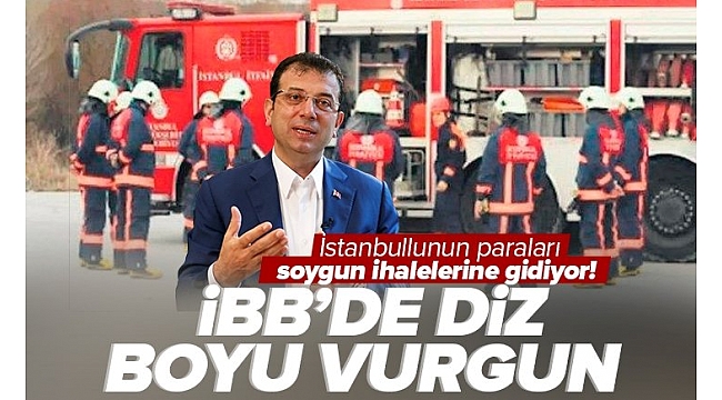 İBB'de diz boyu vurgun! İstanbullunun paraları soygun ihalelerine gidiyor: 3 katı fiyatına aldılar.
