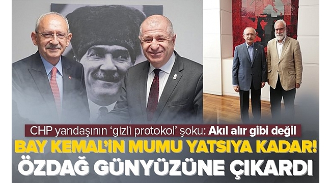 Ümit Özdağ gerçekleri ortaya çıkardı , Gizli protokolü iki değil dört kişi biliyormuş.