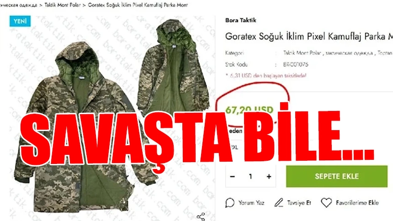 Vekilin yeğenine alenen peşkeş çekmişler: Askeri mont yolsuzluğu