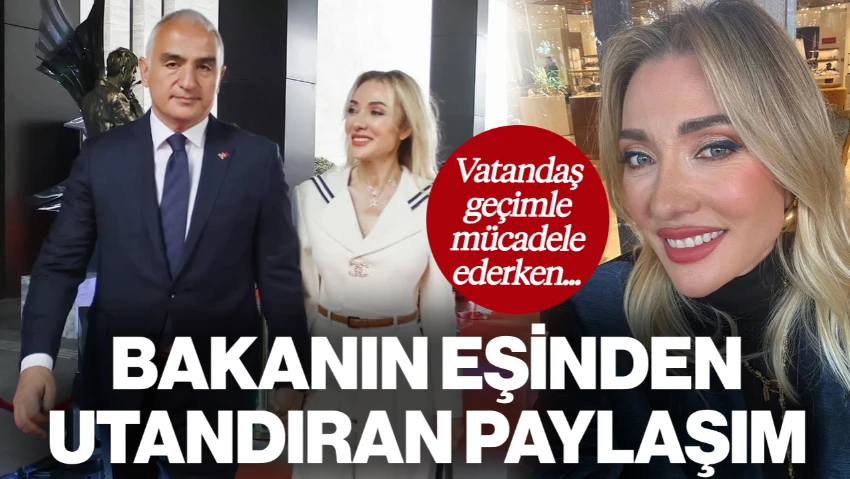Bakan Ersoy'un Eşi Pervin Ersoy'dan Vatandaş Geçimle Mücadele Ederken Tepki Çeken Paylaşım