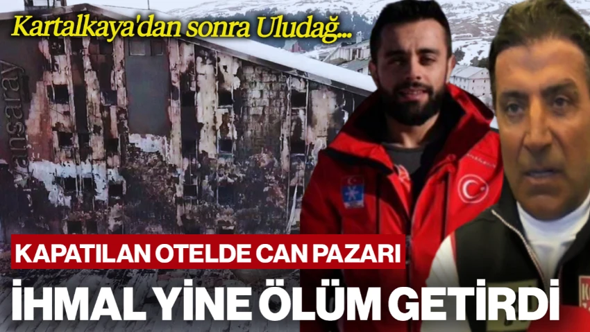 Uludağ'da Otel Yangını! Milli Kayakçı Berkin Usta ve Babası Yahya Usta Hayatını Kaybetti