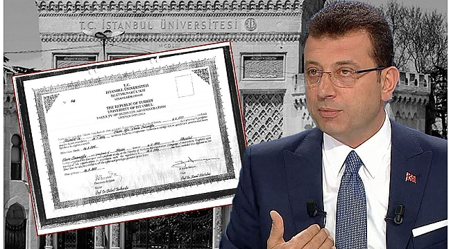 Diploması iptal edilen Ekrem İmamoğlu aday da olamıyor!
