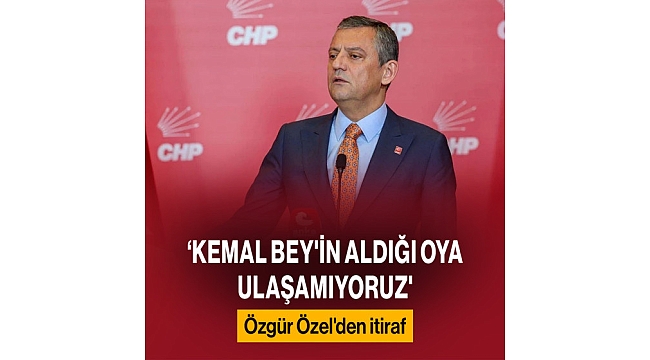 Gündeme oturacak iddia: Özel'den itiraf! 'Kemal Bey'in aldığı oya ulaşamıyoruz'