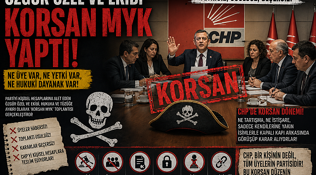  Manisa vekili Özgür Özel ekibininden " korsan MYK "