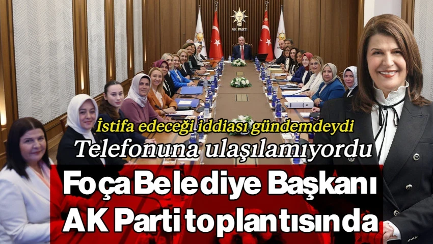AK Parti'ye Geçeceği İddia Ediliyordu! Foça Belediye Başkanı Saniye Fıçı, AK Parti Toplantısında Yer Aldı