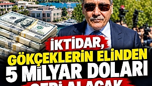 İktidar, Gökçeklerin elinden 5 milyar doları geri alacak